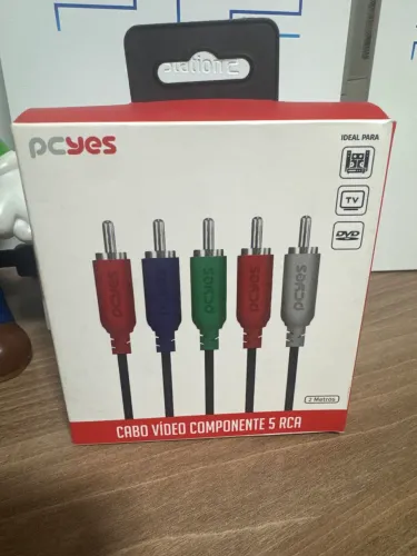Cabo Vídeo Componente 5 RCA PCYES 