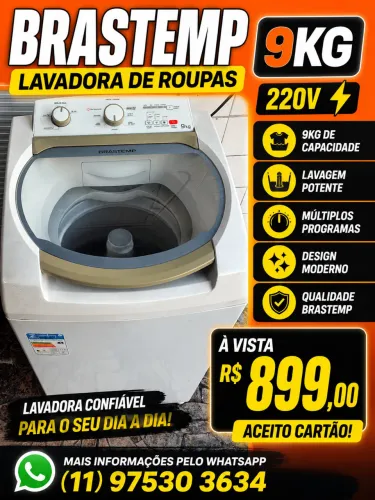 Lavadora Brastemp 9 kg 220v