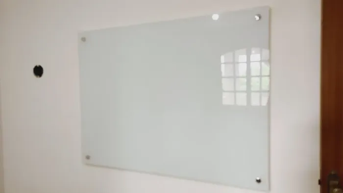 Quadro escolar de vidro 120x90.