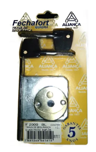 Fechadura Trava Segurança simples F2000 BL Aliança 