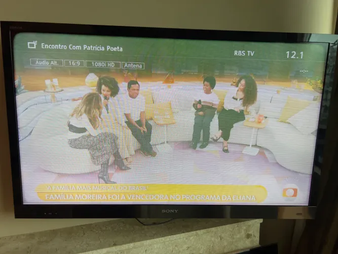 TV Sony 46 tela com defeito
