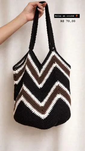 Bolsa Saco de croche