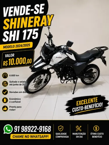 VENDO MOTO SHI 175 CARBURADA QUITADA E SELADA
