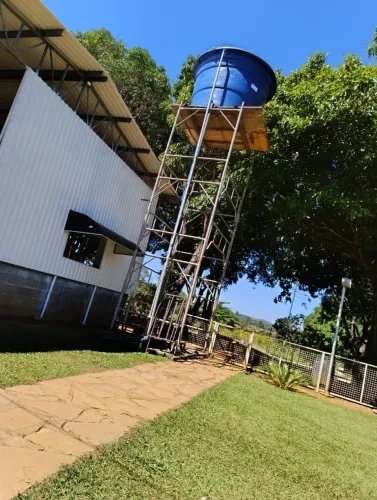 Estrutura Metálica para Caixa D'água