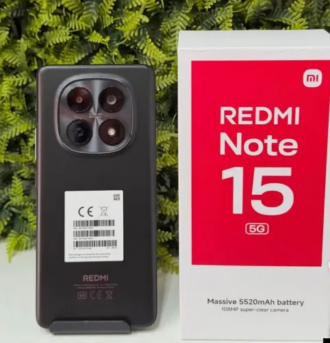 Xiaomi Note 15 5G 256GB - 8GB Smartphone com garantia e nota fiscal!