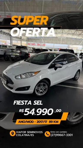 Ford Fiesta Sedan SEL 1.6 16V Flex Aut. 2017