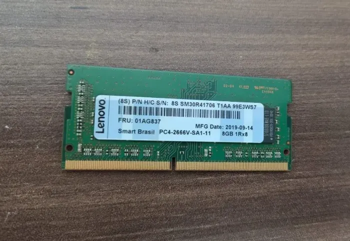 Memória RAM Lenovo 8GB DDR4 SODIMM (notebook)