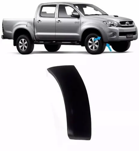 Polaina Ponteira Parachoque Hilux 2005 2006 a 2011 Direito