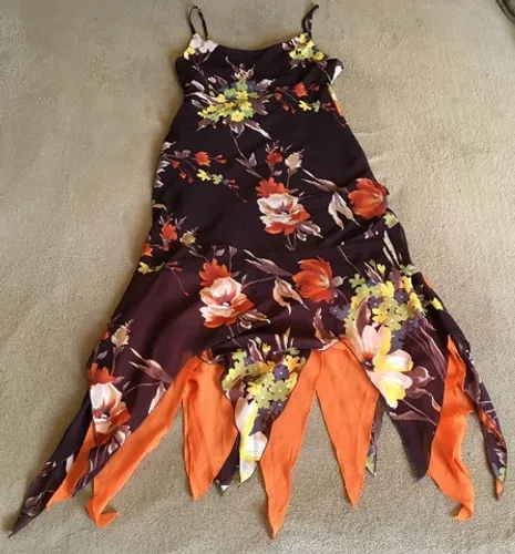 Vestido Estampado De Alça E Lindo Para Festas - Marca Colleto - Tamanho P