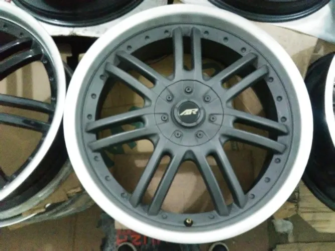 Rodas Aro 20  AR 5x100 20x7,5 42 Grafite Fosca Seminova