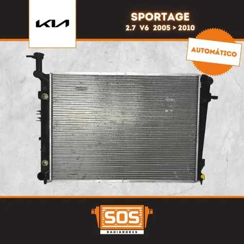 Radiador Kia Sportage 2.7 V6 (Caixa Lisa) 2005/2010