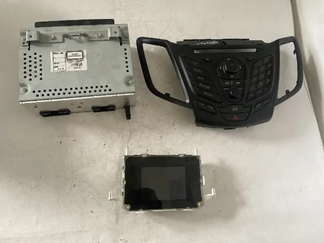 Kit Radio E Mídia Ford New Fiesta 2016 Botão Tranca E Alerta