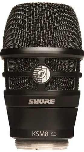 Cápsula sem fio KSM8 preta de Shure RPW174 para Microfones Shure