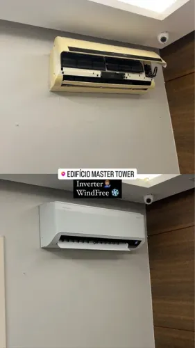 Manutenção e instalação de ar condicionado