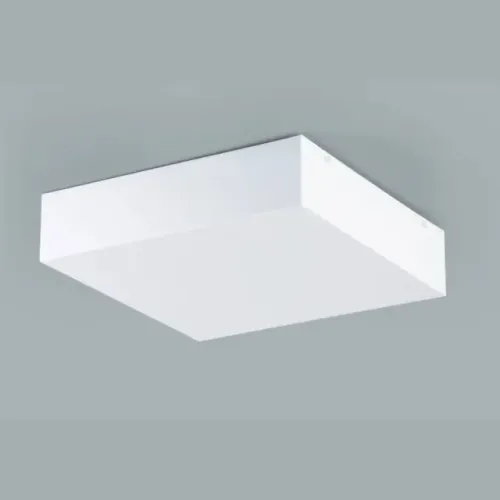 2 luminarias plafon quadrados de sobrepor grandes