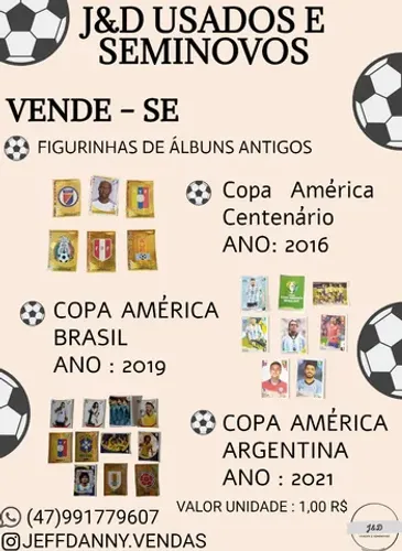 FIGURINHAS COPA AMÉRICA 