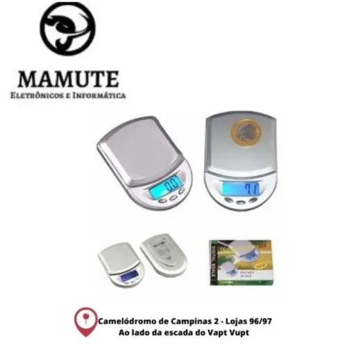 Balança Digital de Precisao 0.1g Ate 500g Lcd