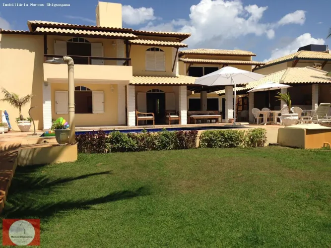 Casa em Condomínio para Temporada em Camaçari, Guarajuba (Monte Gordo), 7 dormitórios, 7 s