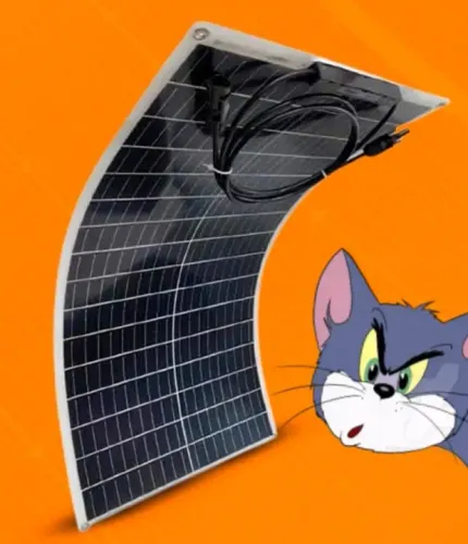 Módulo Flexível Placa Painel Solar Fotovoltaico Portátil 240W