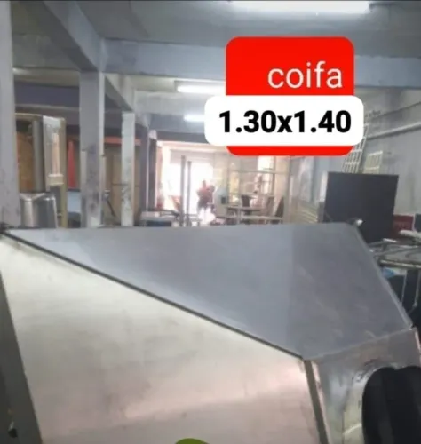 PROMOCAO - Coifa inox 1.30 X 1.40 - ACOMPANHA TUBÓ 1.30 COM DOBRA 0.40