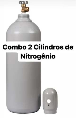 2 cilindros de Nitrogênio NOVOS - 7 Litros