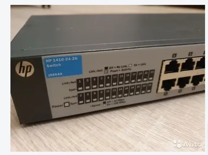 Switch HP J9664A 24 portas 10/100 2 1Gb V1410-24-2G 2 Port GIGA