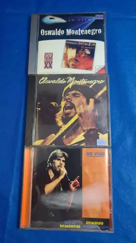 Coleção com 3 CDs originais - Oswaldo Montenegro