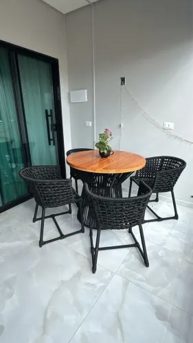 Mesa em corda náutica, disponível em todas as cores