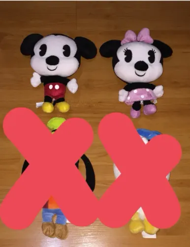 Pelúcia Minnie ou Mickey original Disney 