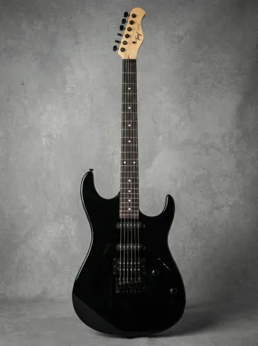 Guitarra Elétrica Preta - 6 Cordas - Ótimo Estado