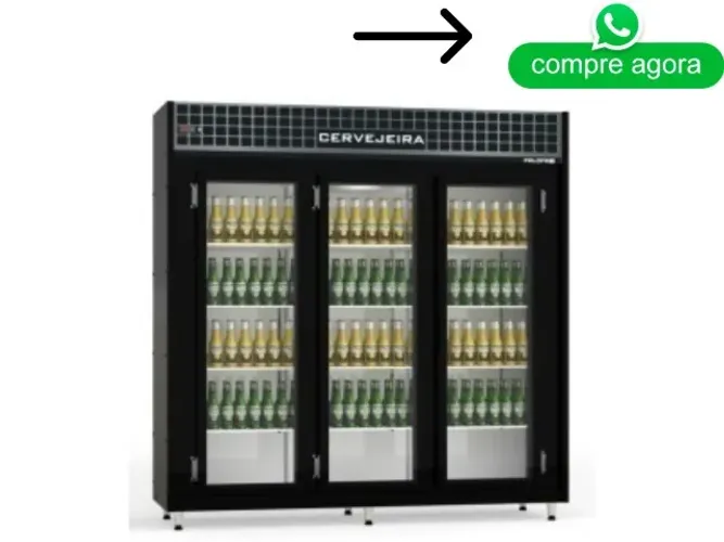 Cervejeira 3 Portas Polo Frio 220v Preta