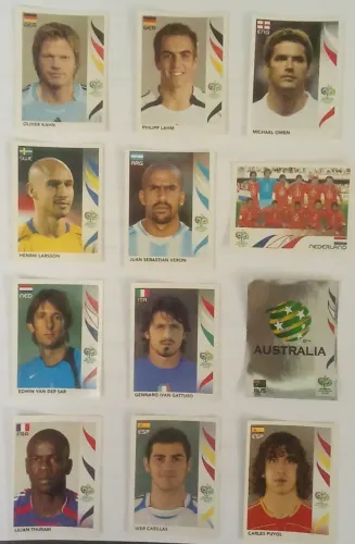 Lote 69 Figurinhas Copa do Mundo 2006.
