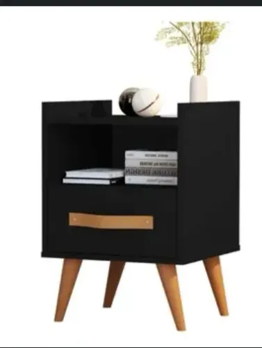 Mesa de cabeceira preto