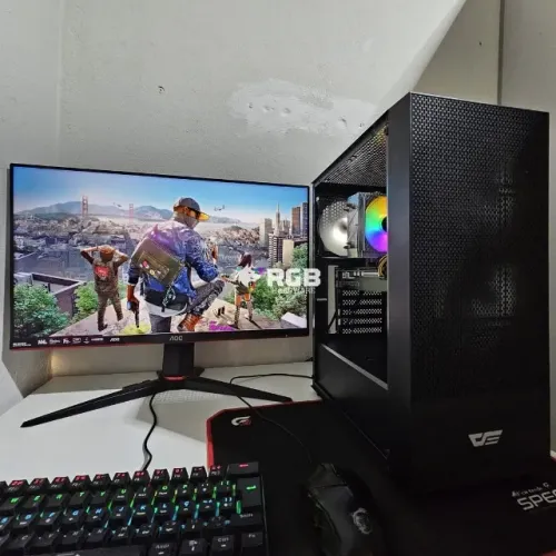 Pc gamer completo Xeon E5 2630 v4 + GTX 1660 6GB + RAM 24GB + SSD 512GB