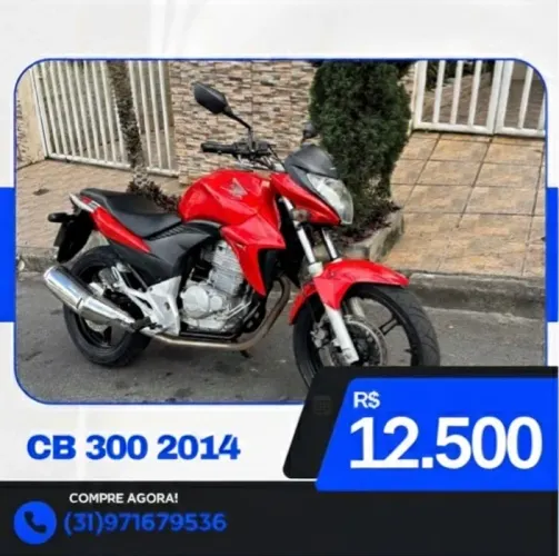 CB 300 baixo km urgente