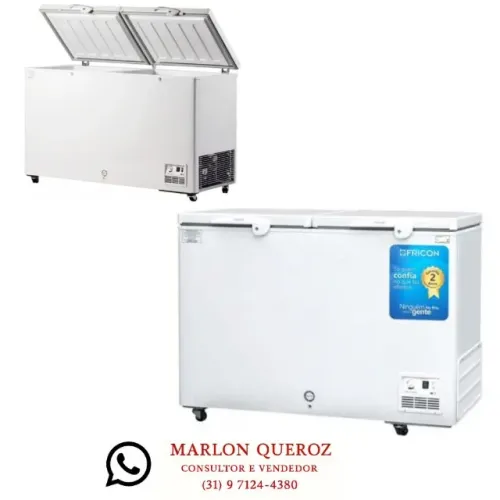 Freezer Fricon Tampa Cega 411L Novo