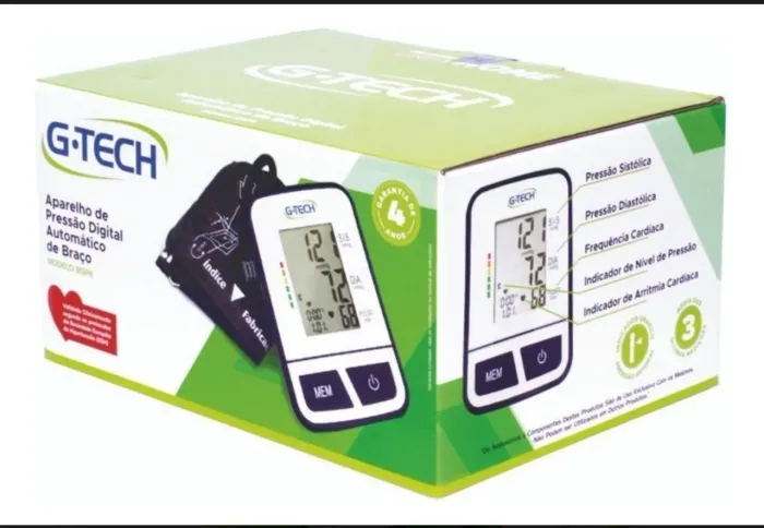 Aparelho Digital de Pressão G-Tech Automático de Braço