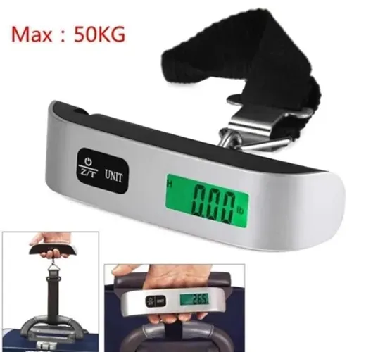 Balança Eletrônica De Mão 50kg Digital De 10g Bolso Mala De Viagem Bagagem z1006