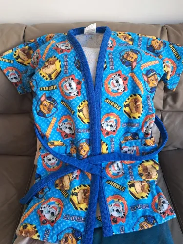 Roupão infantil patrulha canina