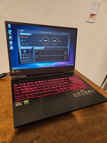 Notebook Gamer Acer nitro 5 rtx 3050 e 16gb Ddr5 com garantia!