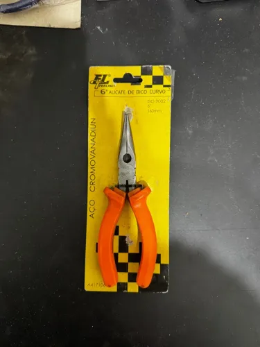 Alicate de Bico Curvo 6" Aço Cromo Vanadium