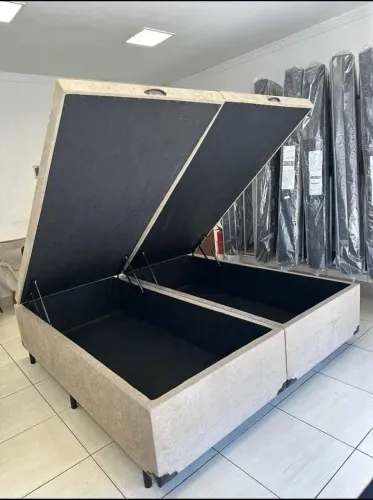 CAMA BOX BAÚ KING BIPARTIDO ULTIMAS UNIDADES