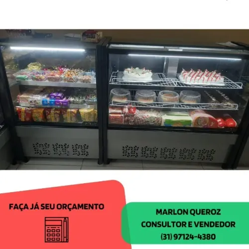 Balcão de Tortas 1,25M Polar Novo 127/220v