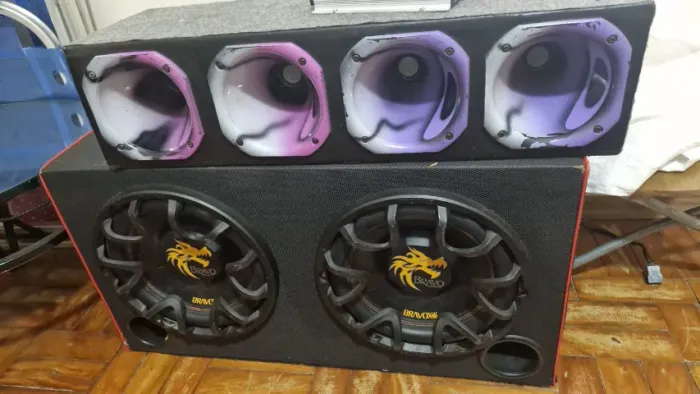 Som automotivo , 2 sub , 4 corneta e modulo