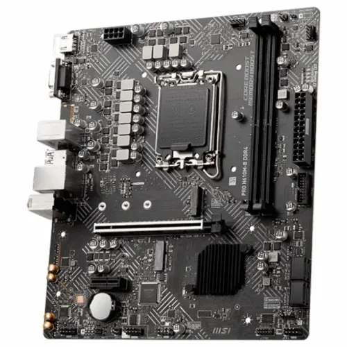 Placa Mãe LGA1700 H610M-B DDR4 12ª/13ª/14ª Geração MSI Pro 1 Ano de Garantia - WZetta