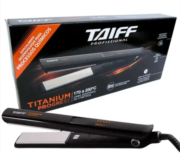 Prancha chapinha Taiff Titanium Progress Semi nova