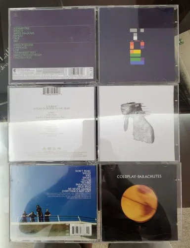 Combo lote cds COLDPLAY  03 PRIMEIROS DISCOS