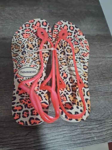 Chinelo Havaianas Animal Print Feminino 39/40