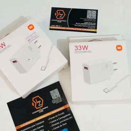 Carregador para Xiaomi Fonte Carga Rápida