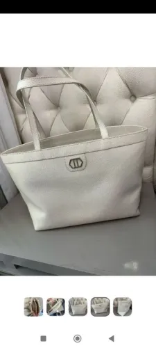 Bolsa Arezzo couro legítimo tamanho grande 